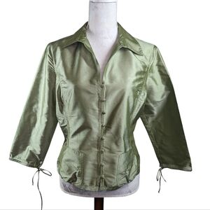 Elegant Green Blouse